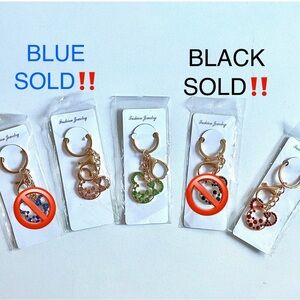Disney CHOOSE ONE: Minnie Mouse Keychains/Bag Charms, NWT